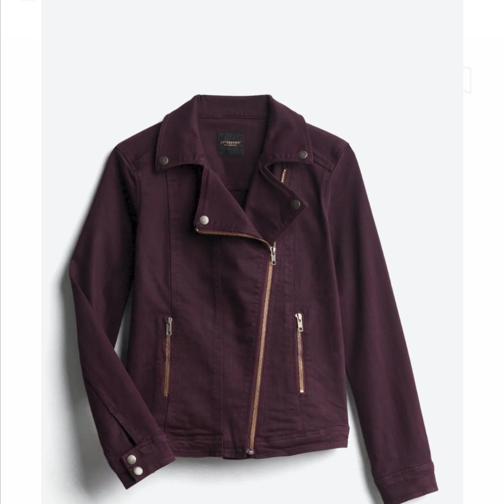 LIVERPOOL Bradford Moto Denim Jacket